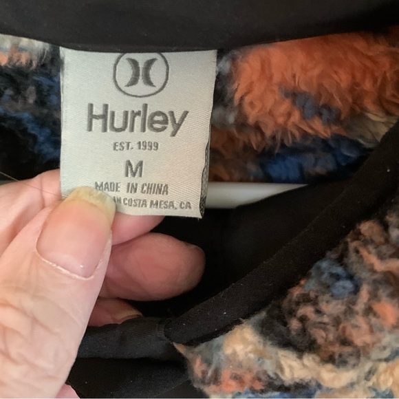 Hurley Multicolor Fleece Jacket - Picture 3 of 5